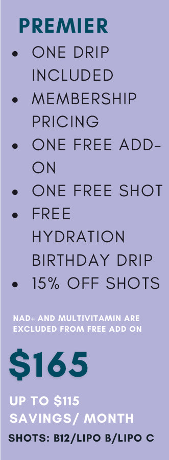 Promotional text detailing a subscription offer with benefits and pricing on a purple background.